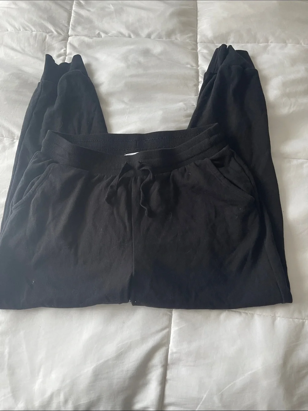 Colsie Black Drawstring Waist Joggers